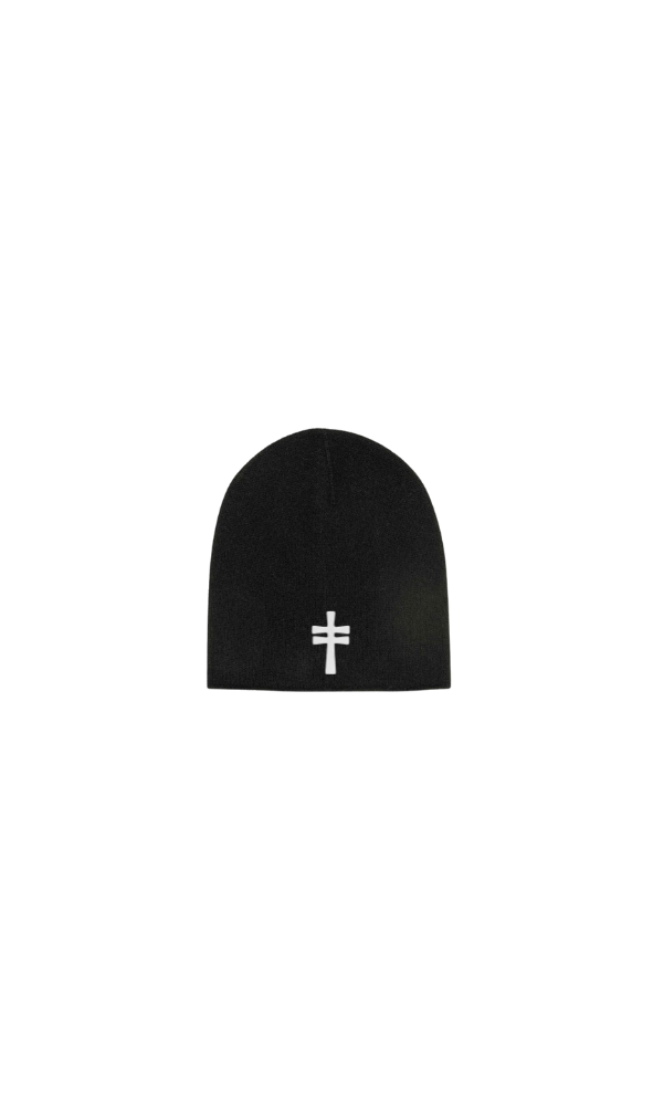 Lordes Cross Skull Cap Black