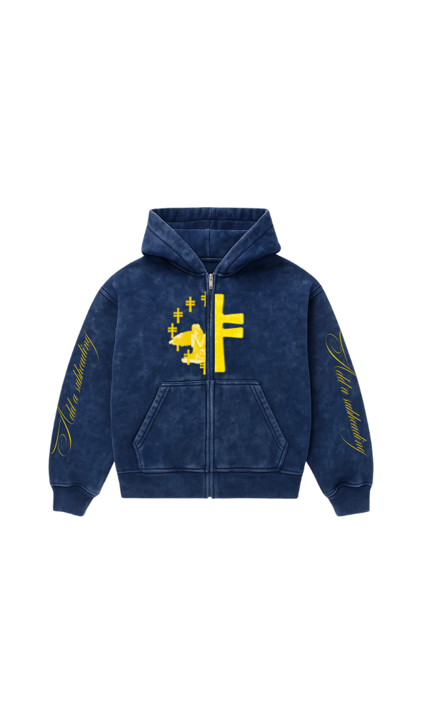 Royal Blue Sentry Zip Hoodie