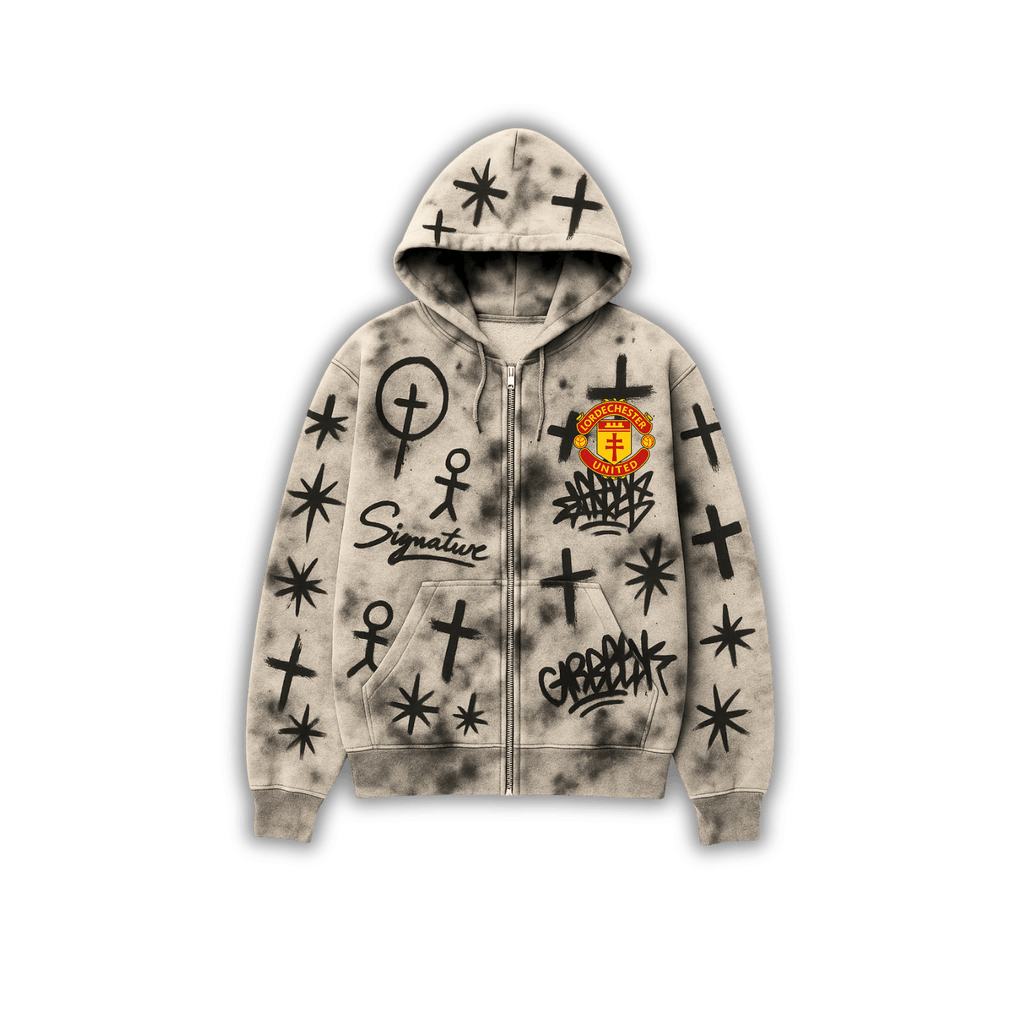 Banksy Zip Hoodie - House Of Lordes