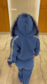 Trinity Fur Hoodie