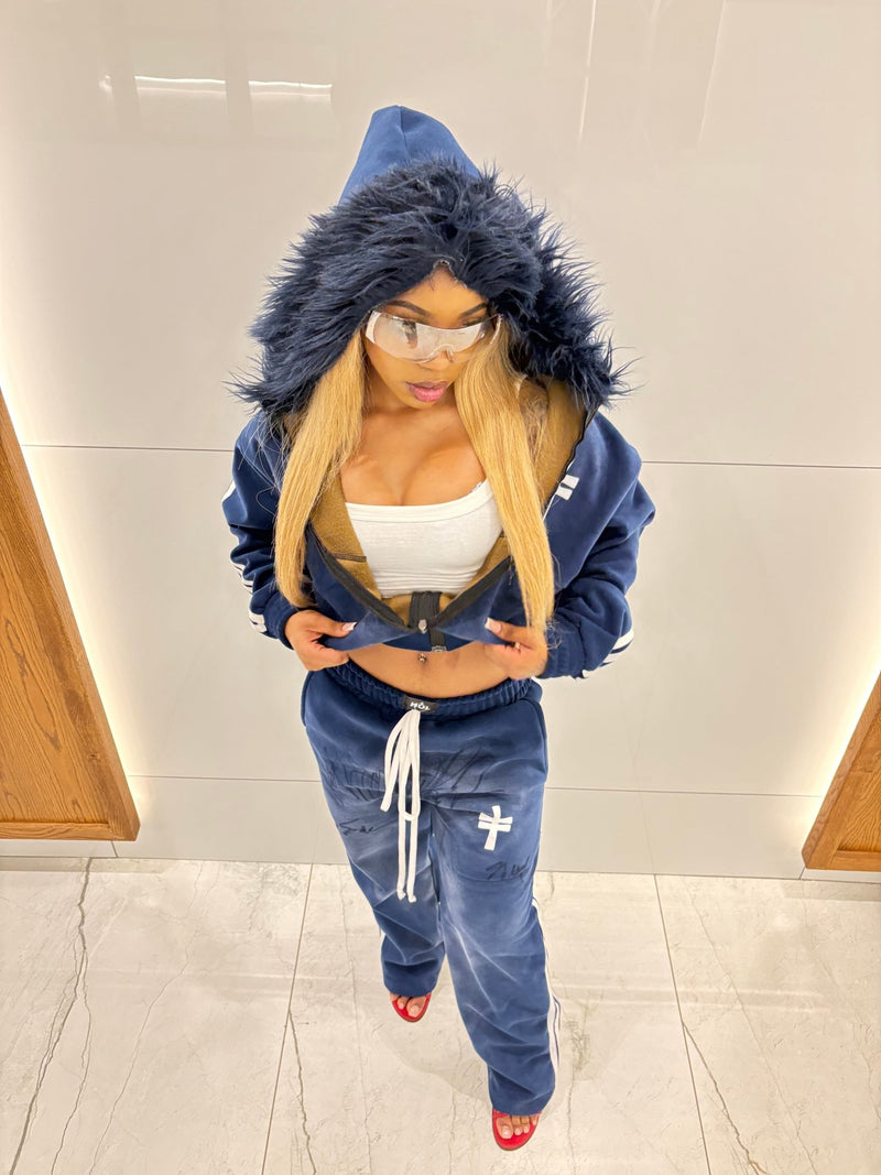 Trinity Fur Hoodie - House Of Lordes