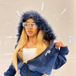 Trinity Fur Hoodie - House Of Lordes