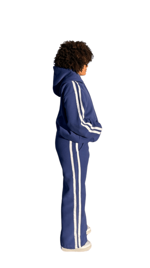 Zip up Marine Blue Hoodie - House Of Lordes
